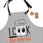 Whimink - I cook, He burns - Grey Apron