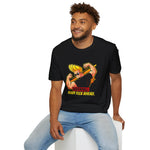 Warning: Heavy Flex Ahead Graphic T-Shirt | Funny Johnny Bravo Inspired Tee