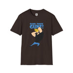 Damn Those Guns Graphic T-Shirt | Johnny Bravo Flexing Biceps Tee