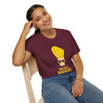 Woah Mama Hoo-hah-huh Graphic T-Shirt | Johnny Bravo Face Illustration Tee