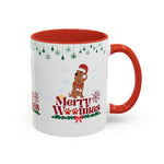 Merry Woofmas Mug – Cute Christmas Dog Mug with Santa Hat | Holiday Gift for Dog Lovers & Pet Parents