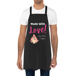 Whimink - Made with Love - Black Apron