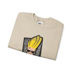 Hunk Johnny Bravo Grunge Sweatshirt – Retro Cartoon Winter Crewneck Unisex
