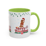 Merry Woofmas Mug – Cute Christmas Dog Mug with Santa Hat | Holiday Gift for Dog Lovers & Pet Parents