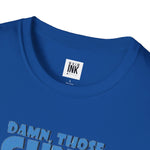 Damn Those Guns Graphic T-Shirt | Johnny Bravo Flexing Biceps Tee