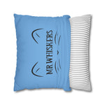 Whimink Mr. Whiskers Pillowcase/ Cushion Cover - Blue