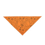 Pumpkin Paws Dog Bandana Orange