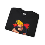 Easy Mama Johnny Bravo Sweatshirt – Retro Cartoon Winter Pullover Unisex Crewneck