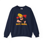 Easy Mama Johnny Bravo Sweatshirt – Retro Cartoon Winter Pullover Unisex Crewneck