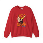 Hey Mama Johnny Bravo Sweatshirt – Retro Cartoon Graphic Winter Crewneck for Men and Women