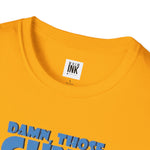 Damn Those Guns Graphic T-Shirt | Johnny Bravo Flexing Biceps Tee