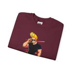 Look But Try Not To Stare Johnny Bravo Sweatshirt – Bold Retro Cartoon Winter Crewneck