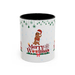 Merry Woofmas Mug – Cute Christmas Dog Mug with Santa Hat | Holiday Gift for Dog Lovers & Pet Parents