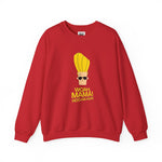 Woah Mama Hoo Hah Huh Johnny Bravo Sweatshirt – Funny Retro Cartoon Winter Crewneck
