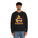 Bravo Energy Johnny Bravo Graphic Sweatshirt – Retro 90s Cartoon Winter Crewneck