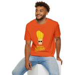 Woah Mama Hoo-hah-huh Graphic T-Shirt | Johnny Bravo Face Illustration Tee