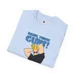Damn Those Guns Graphic T-Shirt | Johnny Bravo Flexing Biceps Tee