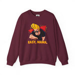Easy Mama Johnny Bravo Sweatshirt – Retro Cartoon Winter Pullover Unisex Crewneck