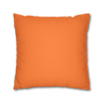 WhimInk Purrfect Day Pillowcase/Cushion Cover Orange