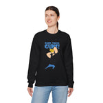 Damn Those Guns Johnny Bravo Sweatshirt – Funny Flexing Cartoon Winter Crewneck