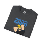 Damn Those Guns Graphic T-Shirt | Johnny Bravo Flexing Biceps Tee