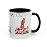 Merry Woofmas Mug – Cute Christmas Dog Mug with Santa Hat | Holiday Gift for Dog Lovers & Pet Parents