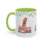 Merry Woofmas Mug – Cute Christmas Dog Mug with Santa Hat | Holiday Gift for Dog Lovers & Pet Parents