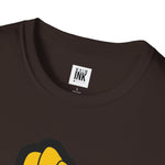 Hey Mama Graphic T-Shirt | Johnny Bravo Face Sticker Illustration Tee