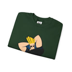 Hunk Johnny Bravo Sweatshirt – Retro Cartoon Graphic Winter Crewneck Unisex