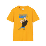 Damn Those Guns Graphic T-Shirt | Johnny Bravo Flexing Biceps Tee