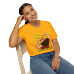 Warning: Heavy Flex Ahead Graphic T-Shirt | Funny Johnny Bravo Inspired Tee