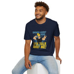 Enough About You Let’s Talk About Me Graphic T-Shirt Retro Johnny Bravo Style Shirt