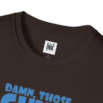 Damn Those Guns Graphic T-Shirt | Johnny Bravo Flexing Biceps Tee