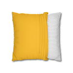 WhimInk Purrfect Day Pillowcase/Cushion Covers - Yellow