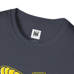 Warning: Heavy Flex Ahead Graphic T-Shirt | Funny Johnny Bravo Inspired Tee