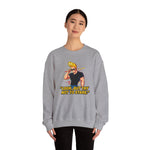 Look But Try Not To Stare Johnny Bravo Sweatshirt – Bold Retro Cartoon Winter Crewneck