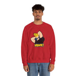 Hunk Johnny Bravo Sweatshirt – Retro Cartoon Graphic Winter Crewneck Unisex