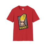 Hunk Grunge Graphic T-Shirt | Johnny Bravo Inspired Cartoon Tee