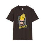 Hunk Grunge Graphic T-Shirt | Johnny Bravo Inspired Cartoon Tee