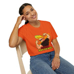 Warning: Heavy Flex Ahead Graphic T-Shirt | Funny Johnny Bravo Inspired Tee
