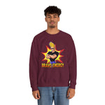 Bravo Energy Johnny Bravo Graphic Sweatshirt – Retro 90s Cartoon Winter Crewneck