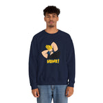 Hunk Johnny Bravo Sweatshirt – Retro Cartoon Graphic Winter Crewneck Unisex
