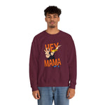 Hey Mama Johnny Bravo Sweatshirt – Retro Cartoon Graphic Winter Crewneck for Men and Women