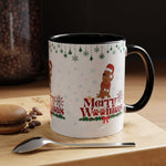 Merry Woofmas Mug – Cute Christmas Dog Mug with Santa Hat | Holiday Gift for Dog Lovers & Pet Parents