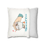 WhimInk I Knead You Pillowcase/ Cushion Covers - White