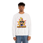 Bravo Energy Johnny Bravo Graphic Sweatshirt – Retro 90s Cartoon Winter Crewneck