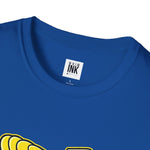 Warning: Heavy Flex Ahead Graphic T-Shirt | Funny Johnny Bravo Inspired Tee