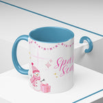 Sparkle Season Christmas Mug | Pink Holiday Mug for Women | Cute Aesthetic Winter Mug | Glitter-Inspired Pink Christmas Cup | Festive Gift for Her