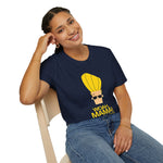 Woah Mama Hoo-hah-huh Graphic T-Shirt | Johnny Bravo Face Illustration Tee