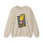 Hunk Johnny Bravo Grunge Sweatshirt – Retro Cartoon Winter Crewneck Unisex